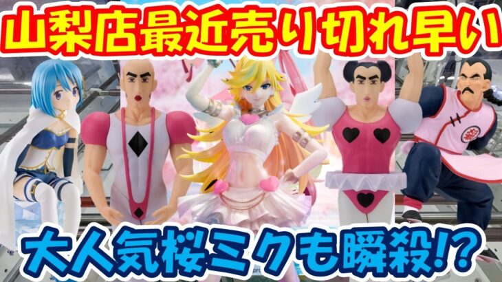 【クレーンゲーム】【倉庫系】#万代山梨 で大人気 #桜ミク 狙いで言った結果!?売り切れ!! #クレヨンしんちゃん #ジョマ #マカオ  #美樹さやか #まどマギ #桃白白  #パンティ