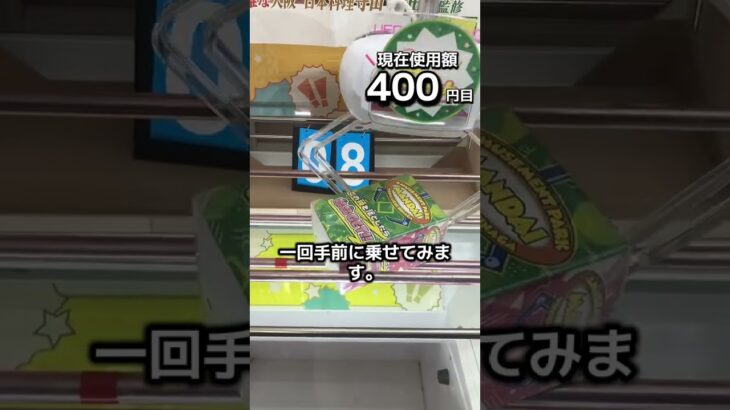 1日1000円しか使えないクレーンゲームの景品だけで生活81日目 #clawmachine #クレーンゲーム #ゲームセンター #ufoキャッチャー #ゲーセン #フック設定