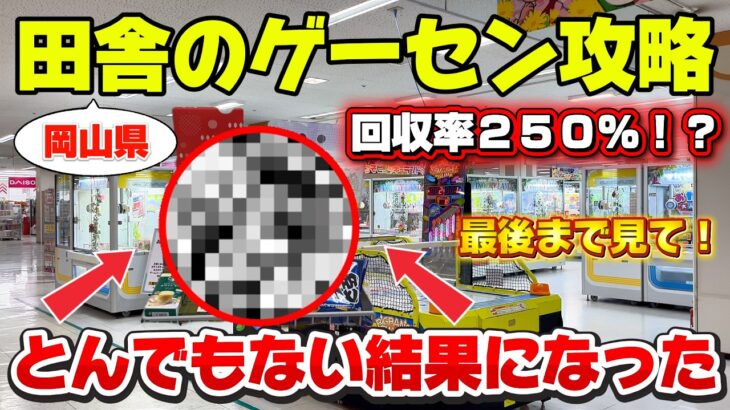 【クレーンゲーム攻略】田舎のゲーセン2000円使った結果がやばい…