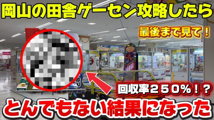 【ガチ検証&クレゲ攻略】田舎のゲーセン2000円使った結果がやばい…