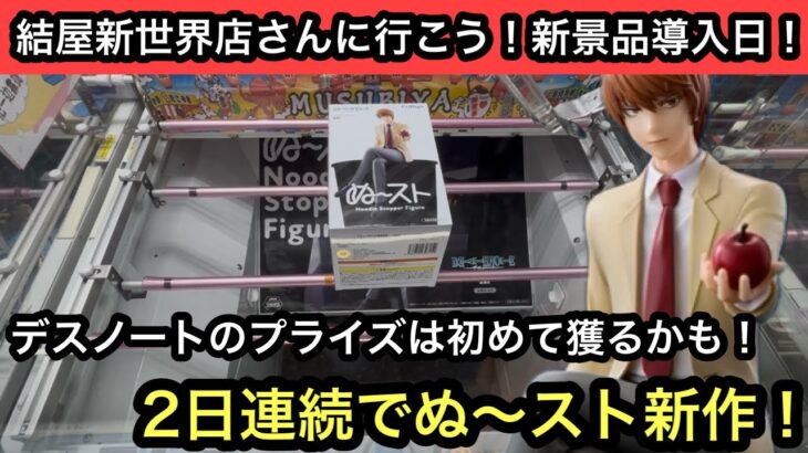 デスノートのプライズは初めて獲るかも！2日間連続でぬ〜スト新作を獲る！【結屋】【クレーンゲーム】【JapaneseClawMachine】【인형뽑기】【日本夾娃娃】