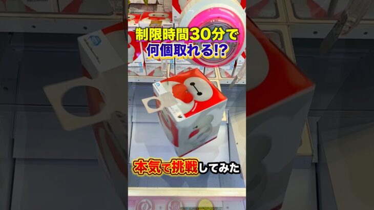 クレーンゲームのプロが30分で何個景品が取れるか挑戦してみたら、、、😳 #shorts #クレーンゲーム #ufoキャッチャー # ゲーセン #ゲームセンター #arcade #clawmachine