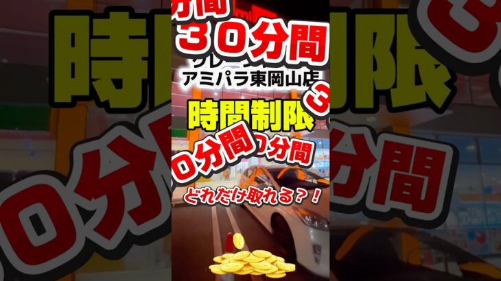 【アミパラで時間制限30分勝負したら…🔥】#クレーンゲーム #クレーンゲーム攻略 #ufoキャッチャー #ゲームセンター #バズりたい #アミパラ
