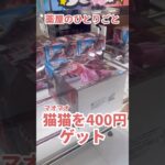 【薬屋のひとりごと】猫猫フィギュアを400円でゲット #ufoキャッチャー攻略 #クレーンゲーム #プライズ獲得 #薬屋のひとりごと #猫猫