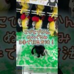 【クレーンゲーム】4/28 ラウンドワンでこびとづかん bigぬいぐるみ3のアラシクロバネのぬいぐるみを3手で簡単に取る取り方のコツをお見せします！ #shorts