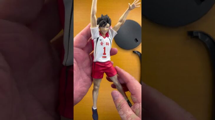 4/9登場 ハイキュー!! ポージングフィギュア-黒尾鉄朗 セカンドユニフォームver.-　重心・開封情報