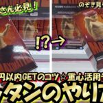 【クレーンゲーム】500円以内GETのコツ☆うまい人がやっている重心ワザ！スライドじゃないよパッタンしましょう！＾＾【突撃新景品#34】