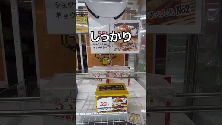 551の餃子を乱獲してみた#UFOキャッチャー #クレーンゲーム  #ゲームセンター #攻略 #shorts  #youtubeshorts