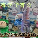 ちいかわプリンセス誕生日ぬいぐるみ☆ やっぱり自力でGETしたいですよね〜♪【クレーンゲーム】