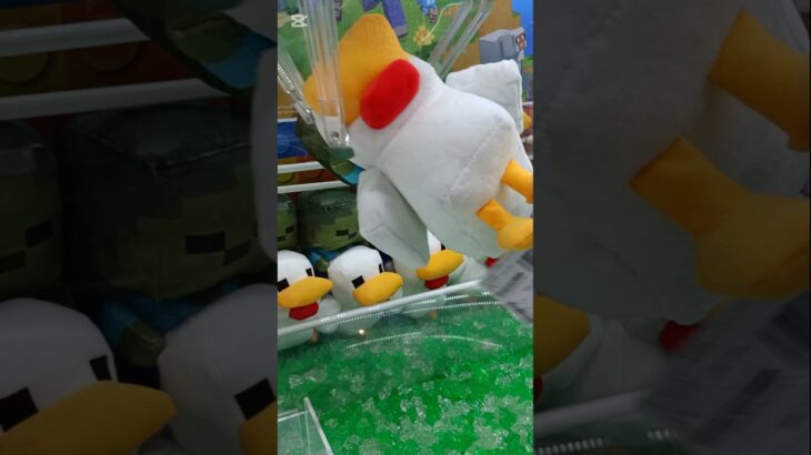 【クレーンゲーム】マインクラフト高い高ーいからの？🐔　#クレーンゲーム#マインクラフト#Minecraft#UFOキャッチャー#コツ#攻略#取り方#キャラ#アップデート#最新#新作#グッズ#ぬいぐるみ