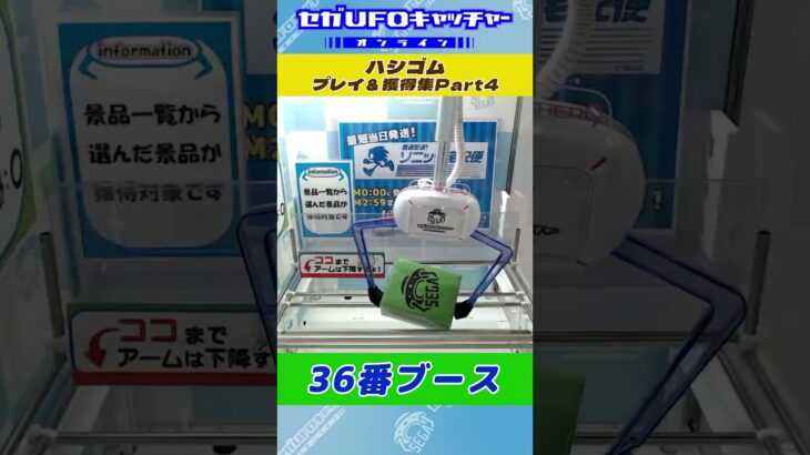 ハシゴム プレイ&獲得集Part4【セガUFOキャッチャーオンライン】#shorts