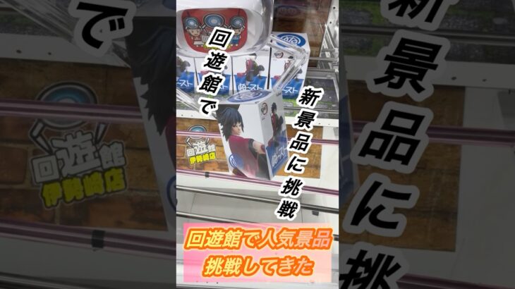 回遊館で人気景品挑戦してきた #クレーンゲーム #クレーンゲーム攻略 #UFOキャッチャー攻略 #UFOキャッチャー #鬼滅の刃 #初音ミク #プライズフィギュア #側面回し #冨岡義勇　#竈門炭治郎