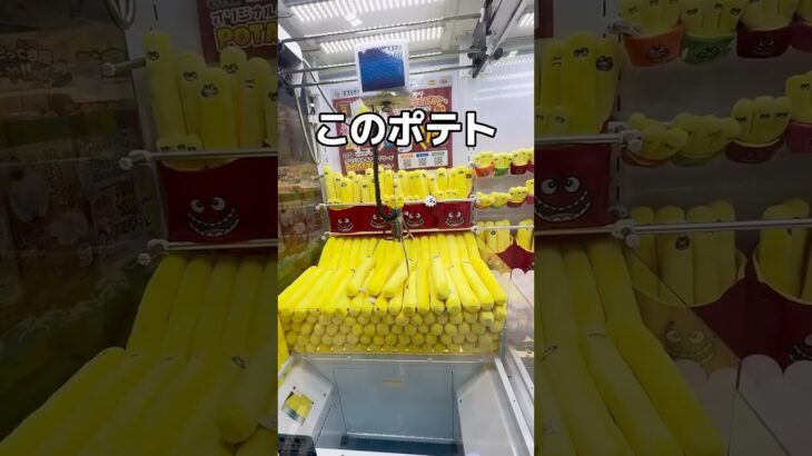 激レア巨大ポテトを取ってみた#UFOキャッチャー #クレーンゲーム  #ゲームセンター #攻略 #shorts  #youtubeshorts