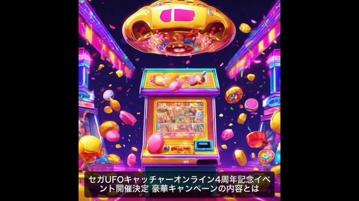 セガUFOキャッチャーオンライン4周年記念イベント開催決定 豪華キャンペーンの内容とは
