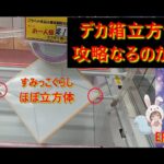 【クレーンゲーム】攻略不能！？デカ箱立方体に大苦戦…突破口はあの技術でした。すみっコぐらし最新景品に挑戦！ in ベネクス川越【ももくま #31】 #橋渡し設定 #クレーンゲーム #ベネクス