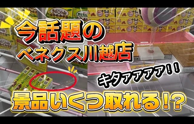 【検証】景品いくつ取れるかやってみた🔥in ベネクス川越店#クレーンゲーム #ゲームセンター #ゲーセン #ufoキャッチャー #プライズ獲得