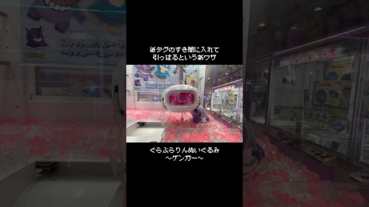 【新ワザも駆使】しぶといゲンガーとの闘い　#ポケットモンスター #ポケモン #pokemon #ぬいぐるみ #クレーンゲーム