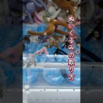 ぬいぐるみの取り方はこれです🔥【クレーンゲーム】#shorts