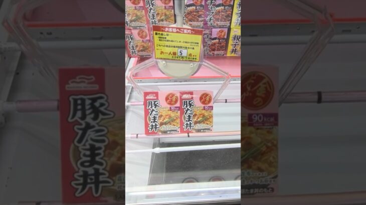 ベネクス川越店のクレーンゲームで豚たま丼とドレッシングの景品をゲット #shorts