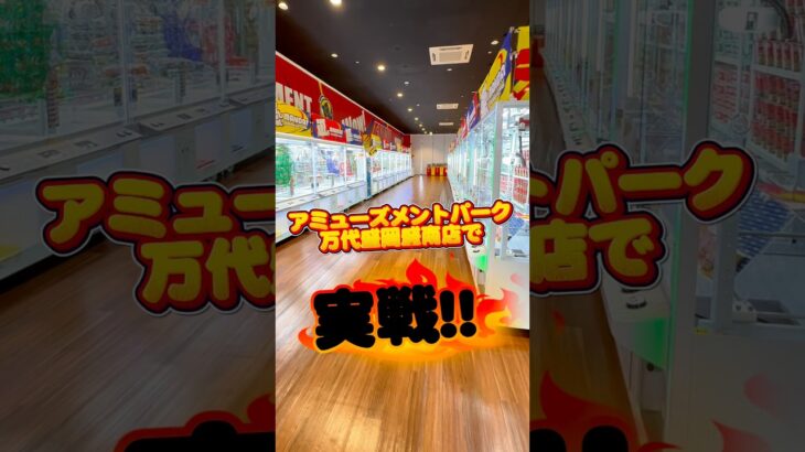 岩手県に新規オープン予定のゲームセンターへ行ってきた アミューズメントパーク万代盛岡盛南店 #shorts #クレーンゲーム  #ufoキャッチャー #フィギュア #お菓子 #ぬいぐるみ