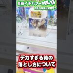 デカ箱の設定でそのお店のやる気が量れると私は思います #shorts #クレーンゲーム #ufoキャッチャー #フィギュア