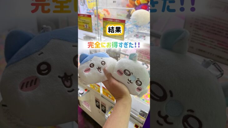 【ベネクス浦和店】ちいかわ景品のやりかけは激アツ疑惑の検証！！#ちいかわ #ハチワレ #うさぎ #ufoキャッチャー #クレーンゲーム #ゲームセンター #確率機 #ベネクス #検証