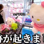 【クレーンゲーム】取れると噂の店舗で人気景品を狙ったら奇跡の連発に度肝抜かれました…【ufoキャッチャー】