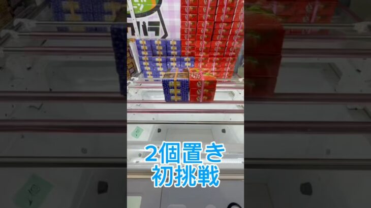 ２個置き初挑戦！ #クレーンゲーム #プライズ獲得 #ゲームセンター #ufoキャッチャー