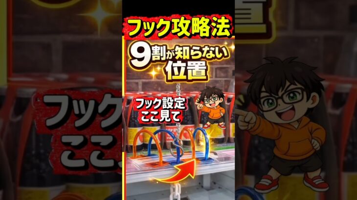 まだそこ狙ってる？フック設定はここだけ見ろ！【クレーンゲーム】 #クレーンゲーム #フック #ufoキャッチャー #clawmachine machine #回遊館