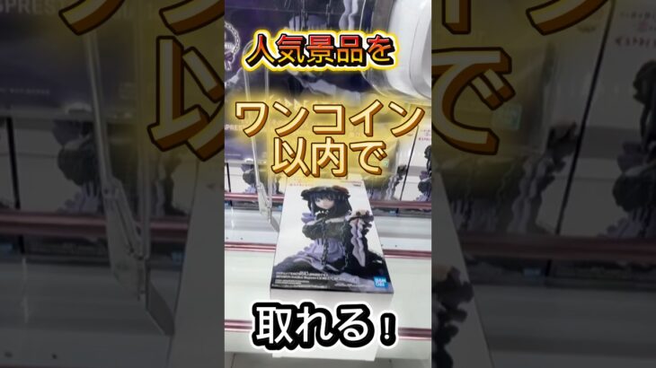 新景品でもワンコインあれば取れます！ #クレーンゲーム #ufoキャッチャー #shorts