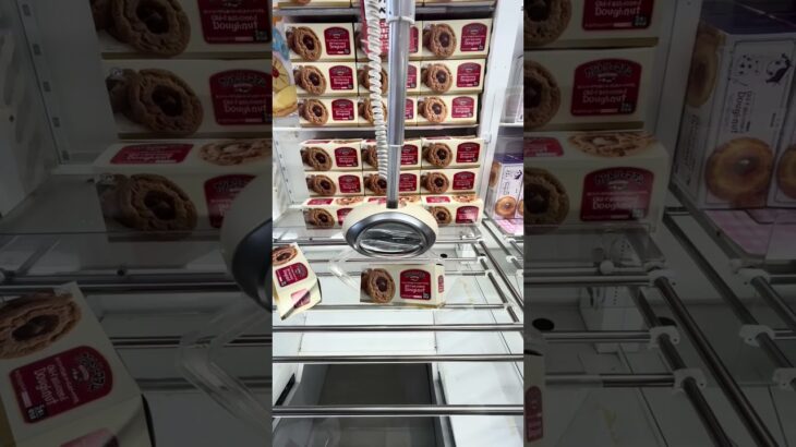 カントリーマアム味のドーナツ、ハイエナで一発かと思いきや。#クレーンゲーム #ufoキャッチャー #ゲームセンター #攻略 #ベネクス #ラウンドワン #shorts #followme