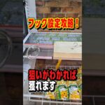 【 クレーンゲーム 】フック設定攻略！初心者でもコツが分れば取れます！#ゲームセンター #クレーンゲーム