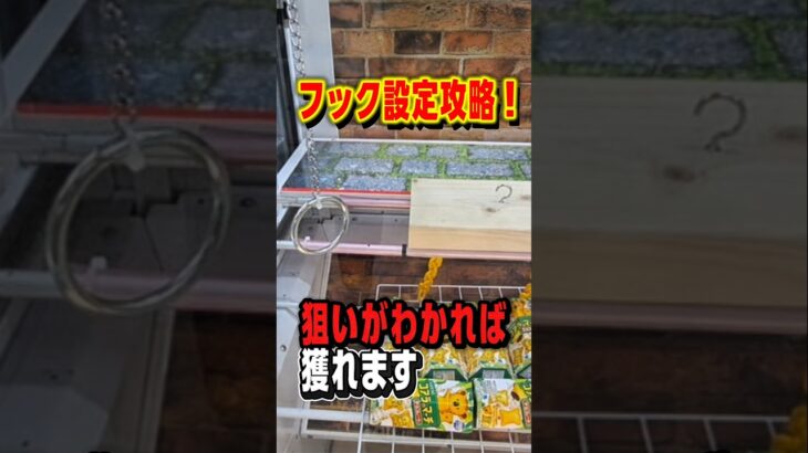 【 クレーンゲーム 】フック設定攻略！初心者でもコツが分れば取れます！#ゲームセンター #クレーンゲーム