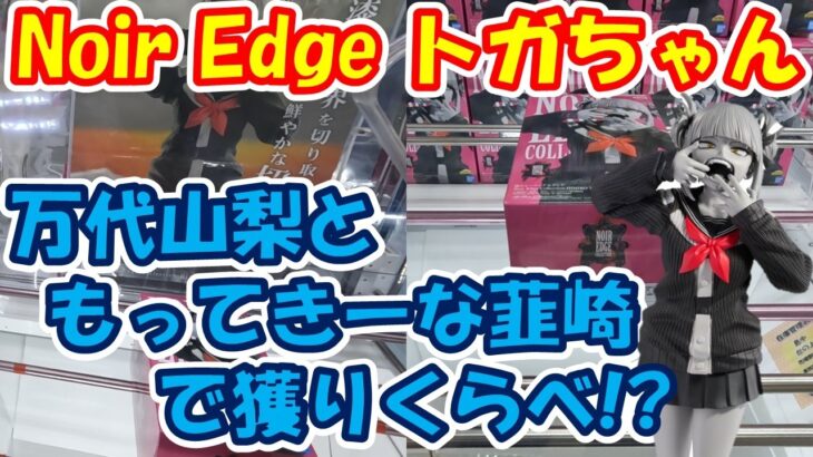 【クレーンゲーム】【倉庫系】#万代山梨 と #もってきーな韮崎 で大人気景品 #ノアール #トガちゃん 獲りくらべしたら！？ #初音ミク #喜多川海夢 #黒江雫 #着せ恋 #ヒロアカ #トガヒミコ