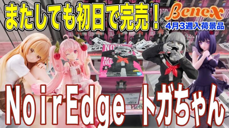 【クレーンゲーム】今週の注目景品のトガちゃん、初日で枯れました！　食品は天国と地獄！ベネどれブースなのにこれはマズイってｗ　＠ベネクス川崎店