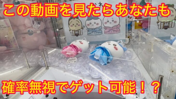 【ちいかわ】プリンセス誕生日ぬいぐるみを超高速で取ってきたよ♡