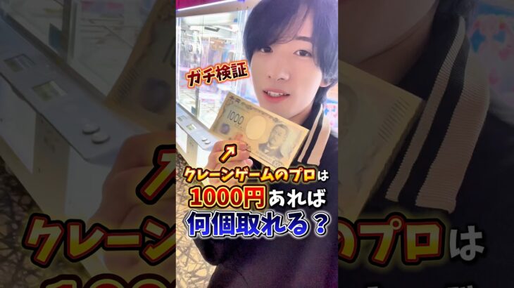 【ゲーセン】1000円で景品何個取れるかガチで検証してみた🔥(クレーンゲーム)