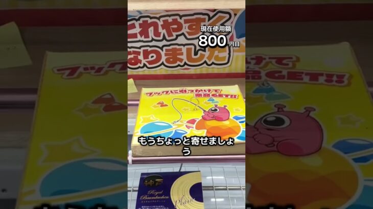 1日1000円しか使えないクレーンゲームの景品だけで生活84日目 #clawmachine #クレーンゲーム #ゲームセンター #ufoキャッチャー #ゲーセン #フック設定