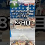 1日1000円しか使えないクレーンゲームの景品だけで生活87日目 #clawmachine #クレーンゲーム #ゲームセンター #ufoキャッチャー #ゲーセン #フック設定