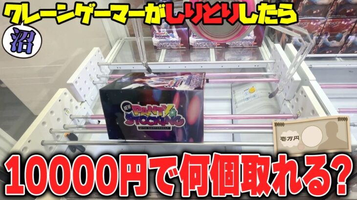 【衝撃】1万円で何個取れる！？しりとり縛りでクレゲした結果がヤバすぎたw【クレーンゲーム】