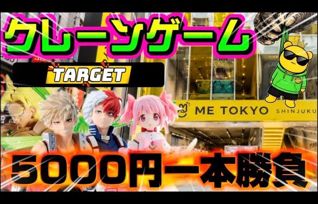 【5000円チャレンジ】取れなきゃ終了!!ヤラセなしの真剣勝負!!! LIVE IN ME TOKYO SHINJUKU #クレーンゲーム #UFOキャッチャー