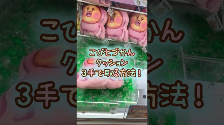 【クレーンゲーム】5/24 ラウンドワンでこびとづかんのカクレモモジリのぬいぐるみを3手で簡単に取る取り方のコツをお見せします！ #shorts