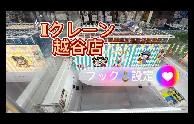 【クレーンゲーム】Iクレーン越谷店で日用品食品を取っていきます🪝フック設定#クレーンゲーム #Iクレーン#越谷店#フィギュア