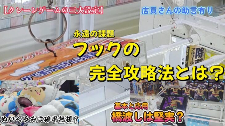 フックの完全攻略法とは？【クレーンゲーム・フック・橋渡し・ぬいぐるみ・クレゲ素人・クレゲ初心者・クレゲ獲り方・取り方・UFOキャッチャー・ゲームセンター・優良店】