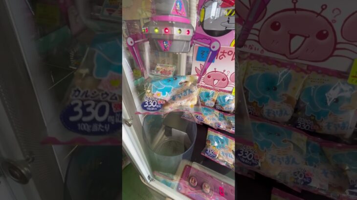 【UFOキャッチャー】奇跡的に取れたwww#youtubeshorts #youtube #ufoキャッチャー #クレーンゲーム #クレーンゲームマスター