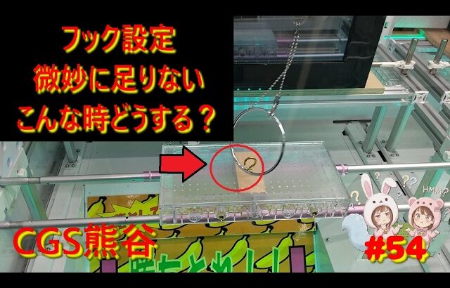 【クレーンゲーム】フック設定で使える「微調整」の超重要テクニックを徹底解説！ in CGS熊谷【ももくま #54】 #フック設定 #クレーンゲーム #攻略