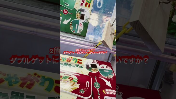 じゃがりこフック #ゲーセン #shorts  #cranegame  #フック #夾娃娃機 #ゲームセンター ＃ゲーセン＃倉庫系 #クレーンゲーム #ゲッタースピン