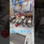 押したら取れそう #クレーンゲーム #ゲームセンター #ufoキャッチャー