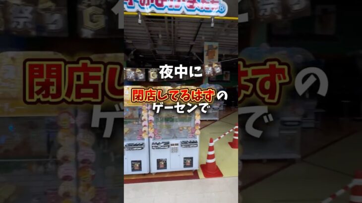 閉店時間過ぎてるのに遊べるゲーセン見つけた!!#クレーンゲーム #ゲームセンター #ゲーセン #ufoキャッチャー