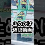 止めかけ確認にどうぞ！#攻略 #解説 #クレーンゲーム #フィギュア #プライズ獲得